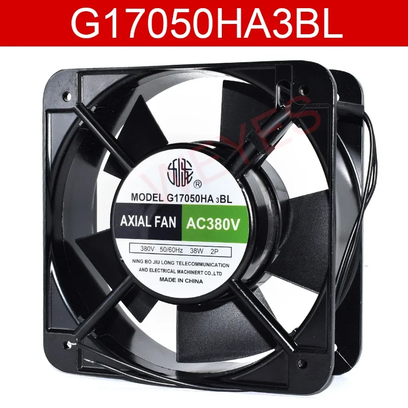 Brand New G17050HA3BL Industrial Cooling Fan AC 380V 38W 15050 15cm 150*150*50mm 50/60HZ 2 Wires