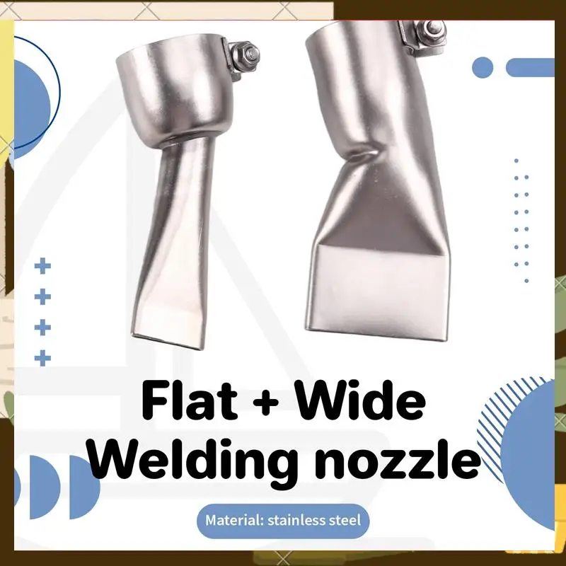

Essential Welding Tools: 2Pcs Flat Nozzle Pack, 20Mm And 40Mm Stainless Steel, For Hot Air Welders-ABNJ