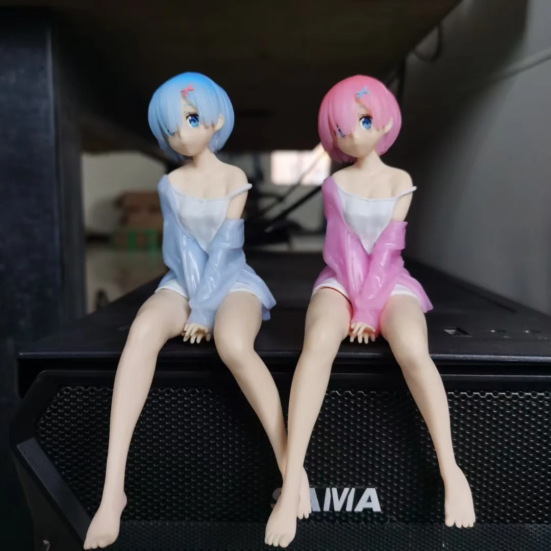 Figurines d'action Re: la vie dans un monde différent de Zero Rem Ram, 15cm, Collection de modèles en PVC, jouets pour enfants, Statue, cadeau de noël