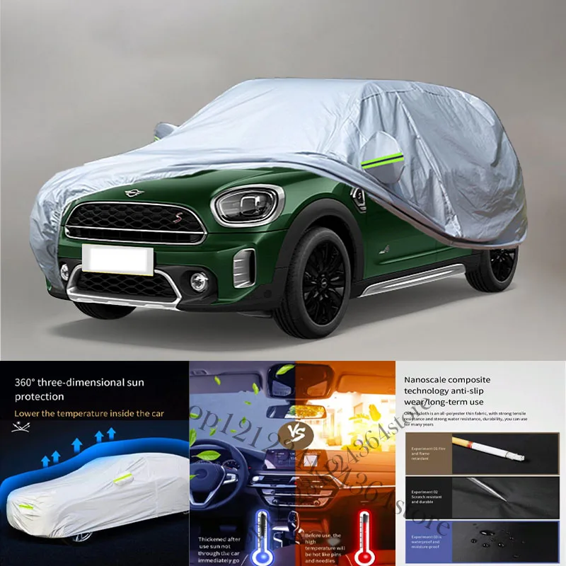 

For MINI Countrymen Auto Anti snow Anti dust Anti-uv Anti peeling paint And Anti Rainwater 210t car cover Car cover protection