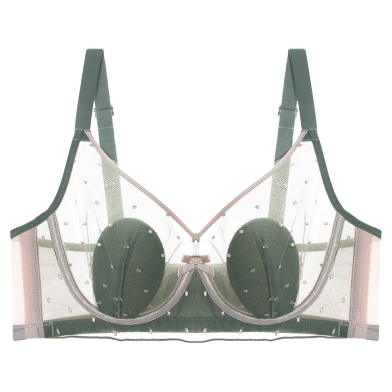 Rabbit Ear Cup Soft Underwire Bra Full Cup Ultra Thin Support Anti Sagging Women Brassiere For Small And Large Bust Underwear