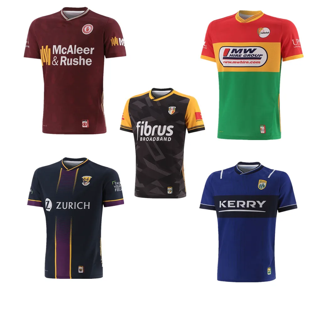 new 2025 GAA jersey WEXFORD TIPPERARY TYRONE LIMERICK MAYO GALWAY DERRY KERRY MONAGHAN shirt singlet All teams gaa t-shirt