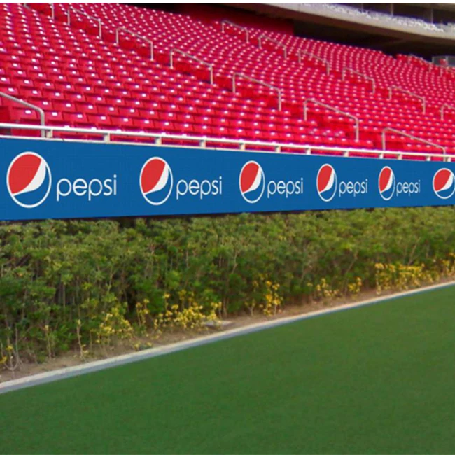 Waterproof P6.67 P8 P10 LED Display Perimeter Video Screen Advertising Players for Stadium Posters Video Wall Around Banner