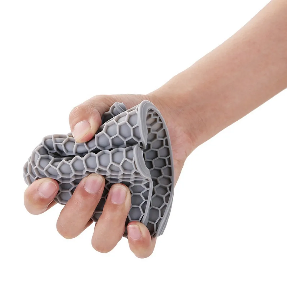 Round Thermal Insulation Silicone Pad Kitchen Household Use Anti Slip Anti Scald Thickened Honeycomb Cup Pot Holder Table Mat