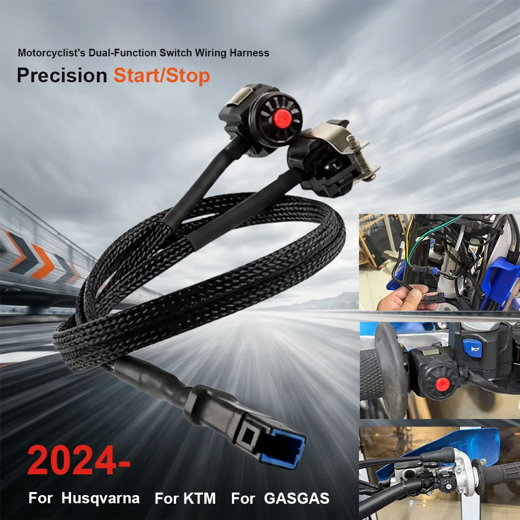 for KTM GASGAS Husqvarna Models 2024-2026 off-road Motorcycle Accessories Start Switch Starte Newer Precision Start/Stop Built