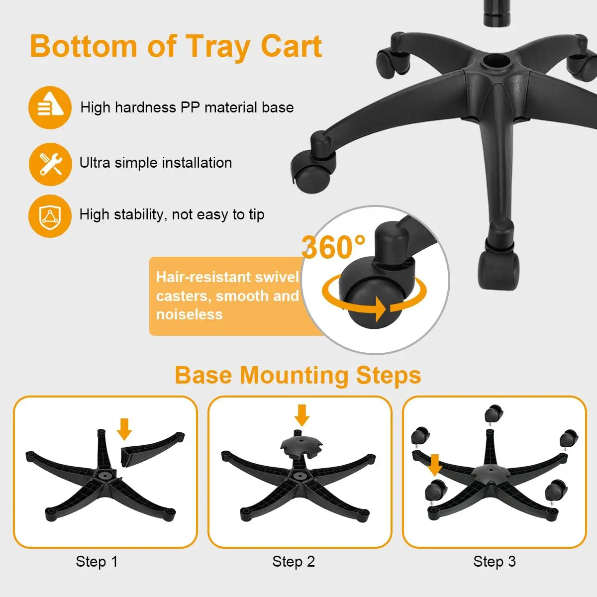 Рисунок 4 - Металлическая тележка для салона на колесах