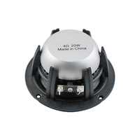 GHXAMP 3.5 inch 95mm Car Full range Midrange Speaker 25Core Paper Cone Neodymium Sound Clear Pleasant 4OHM 20W 91Hz~20KHz 1PC