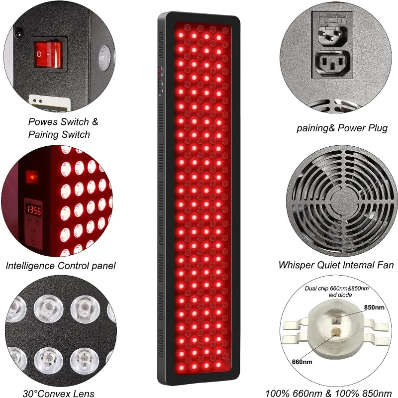 4 Wavelengths Led Light Therapy Near Infrared Lamp Panel 3000w Full Body Professional Led Light Therapy Red Light Therapy Panel