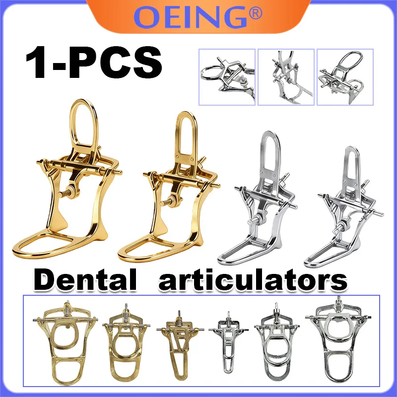

Dental Articulator Adjustable S/M/L Size Copper&Zinc Alloy Materials Dental Lab Technician Full Mouth Articulator