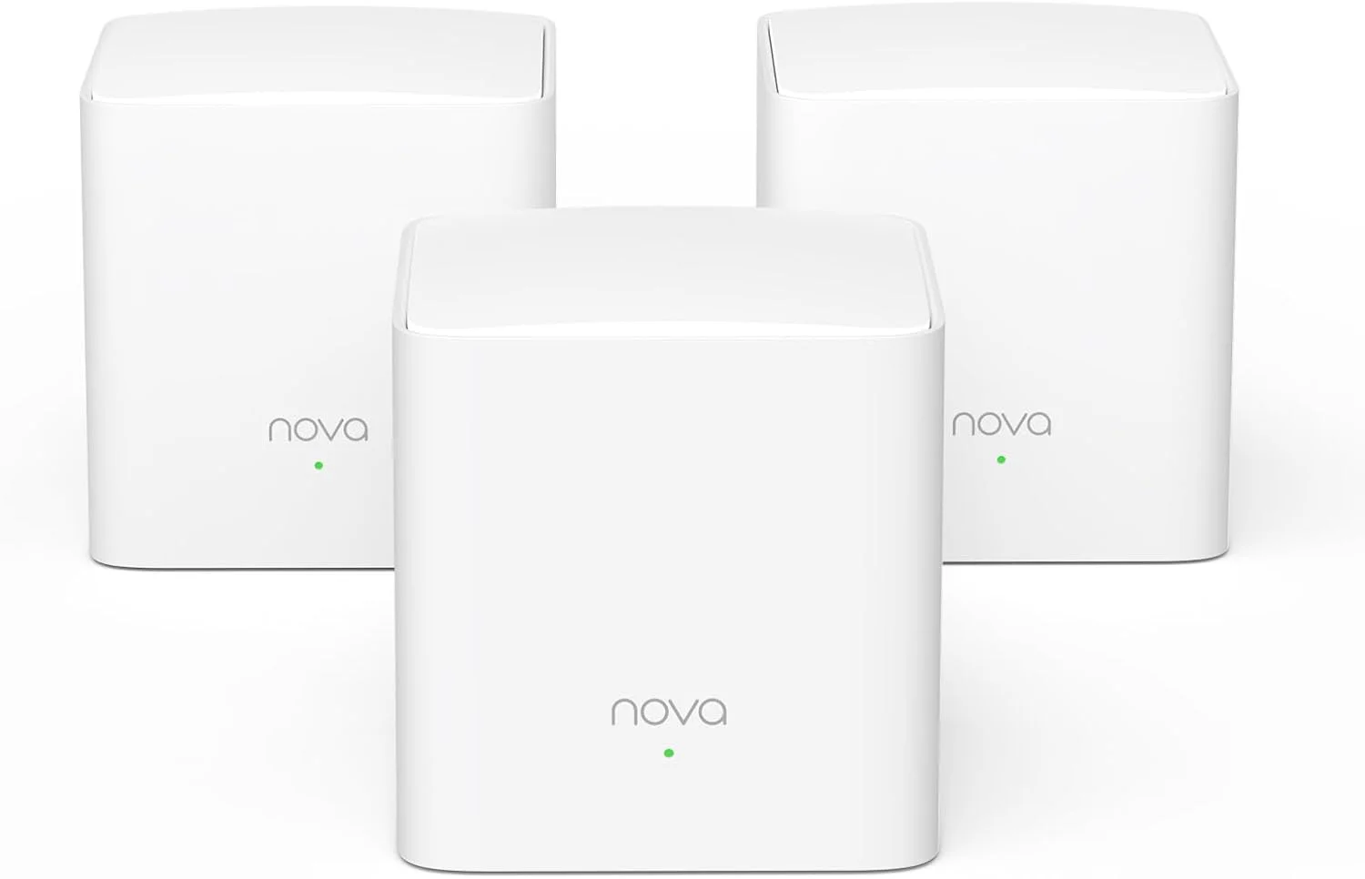 Tenda Nova Mesh WiFi System MW5G - Covers up to 3500 sq.ft - AC1200 Whole Home WiFi Mesh System - Gigabit Mesh Router for 80 Dev