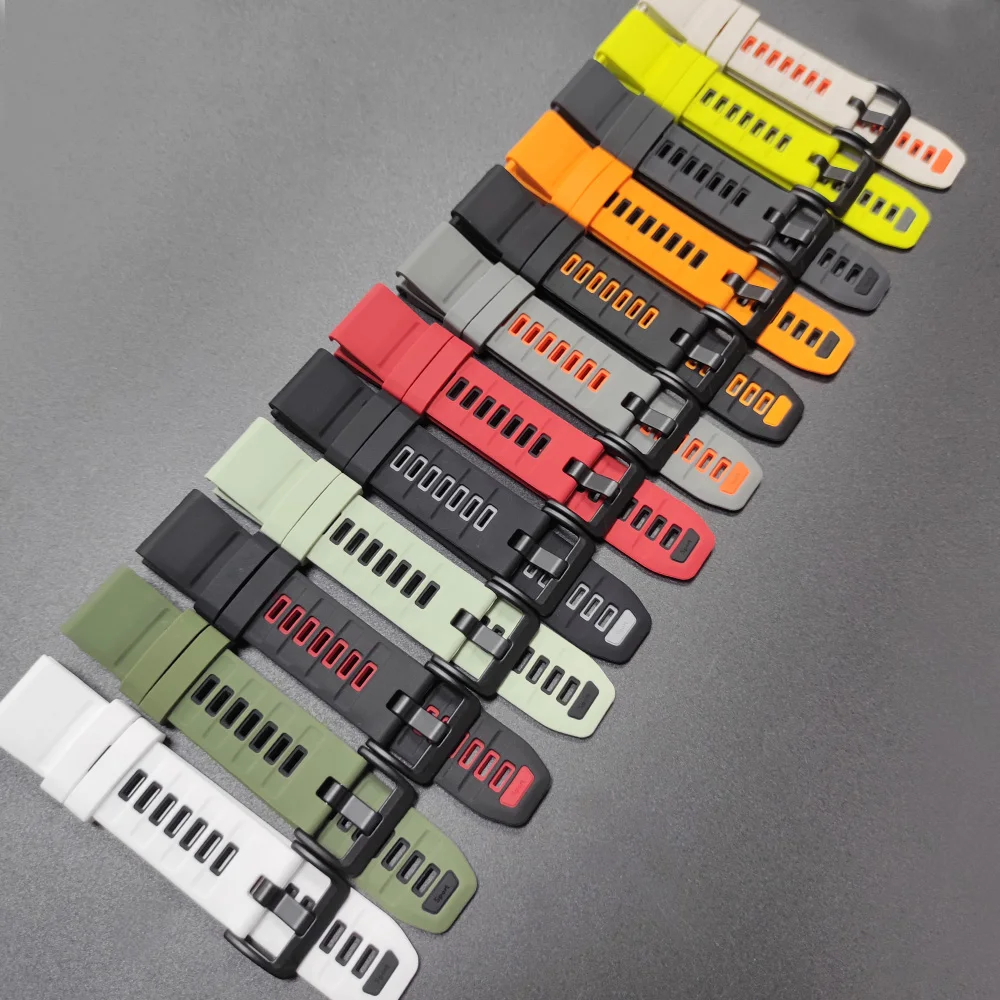 2PCS 26/22mm Strap For Garmin Fenix 8 Pro 47mm 51mm E 7 7X 6 6X/Enduro 3 2/Epix Quick Release Bracelet Silicone Sports Watchband