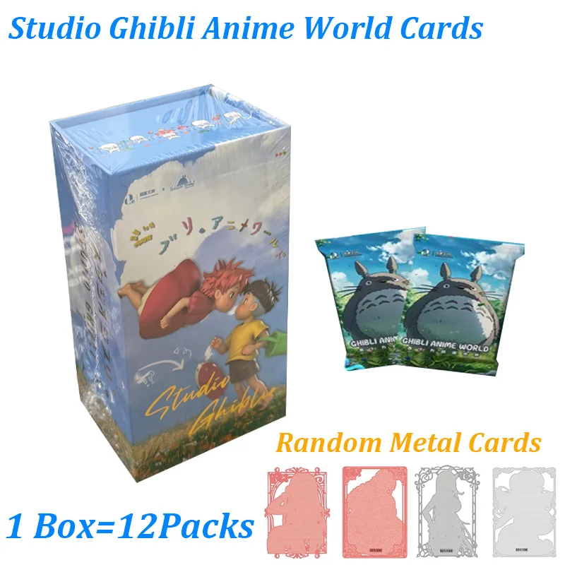 

Healing Studio Ghibli Hayao Miyazaki Movie Anime Collectible Cards Classic Film Art Card for Journal Decor Desktop Ornament