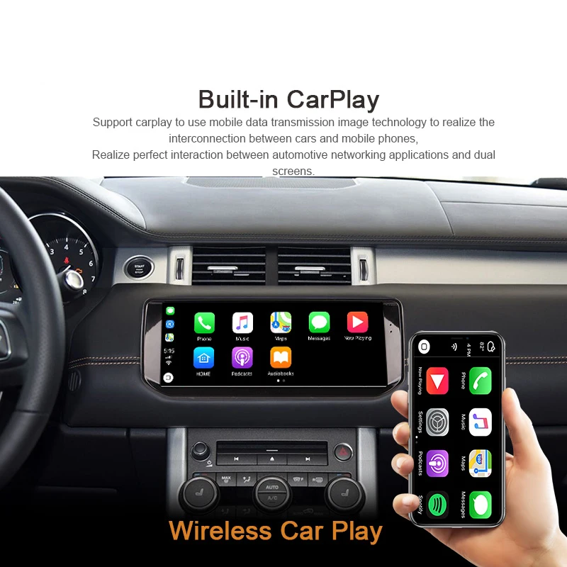 Android 13 Car Multimedia Player For Land Rover Evoque L551 L538 2012 - 2019 Auto Car Radio 10.25 Inch Gps Stereo Carplay WiFi