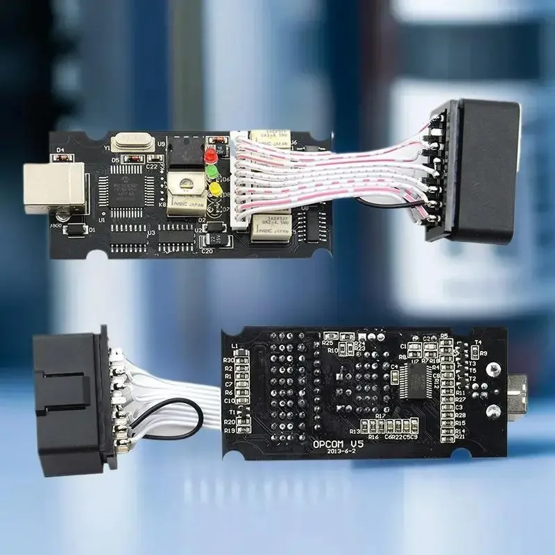 

PIC18F458 OPCOM V5 2021 200603a, диагностика Opel CAN BUS OBD2 с обновлением Flash OP COM 1.99