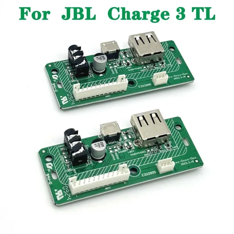 Suitable for  Charge 3 GG TL Bluetooth Speaker Micro USB 2.0 Audio Jack Power Supply PCB Board Repair Replacement Parts 1PCS