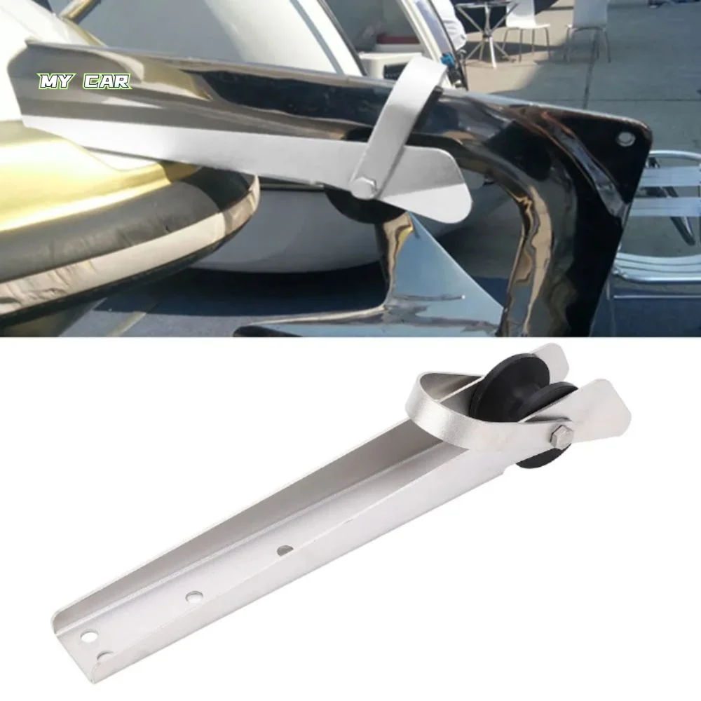 

390mm Size Anchor Wheel Stainless Steel 316 Stainless Steel Boat Accessories Self Launching Heavy Duty Anchor Bracket
