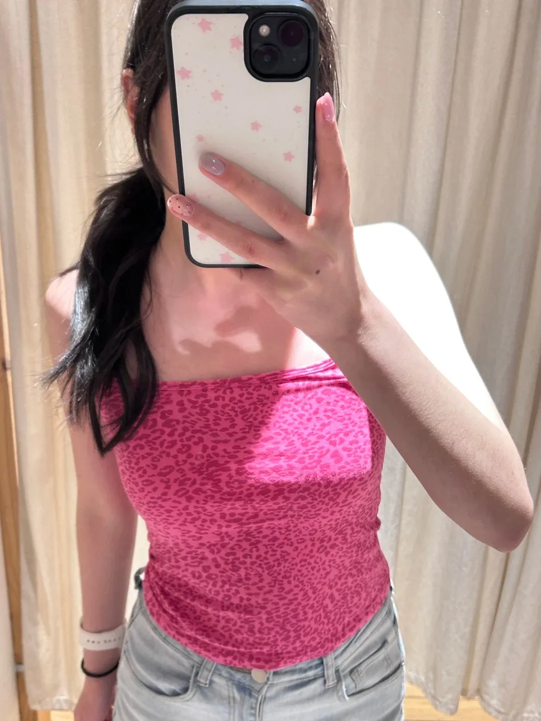 Leopard Print Shorts Sets Women Summer Cotton Sleeveless Crop Tank Top & Shorts Pant Sweet Cute Home Cozy Slim Two-piece Set Y2K view 3