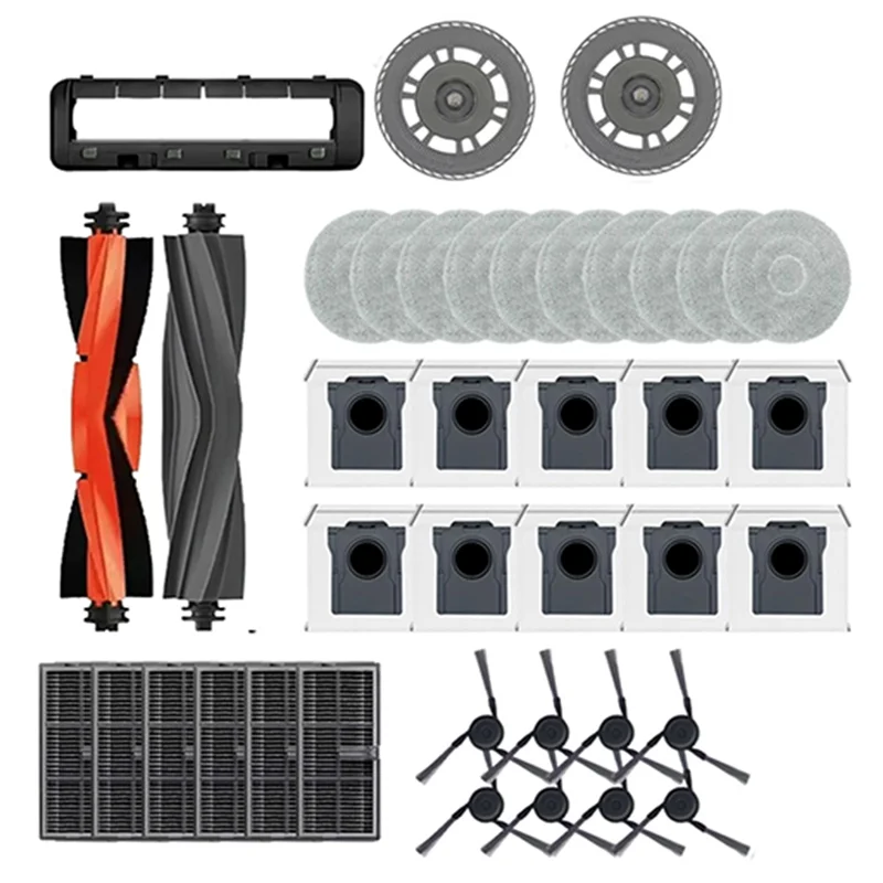 

A76G-основная щетка, боковая щетка, фильтр Hepa, запчасти для робота-пылесоса, аксессуары, замена