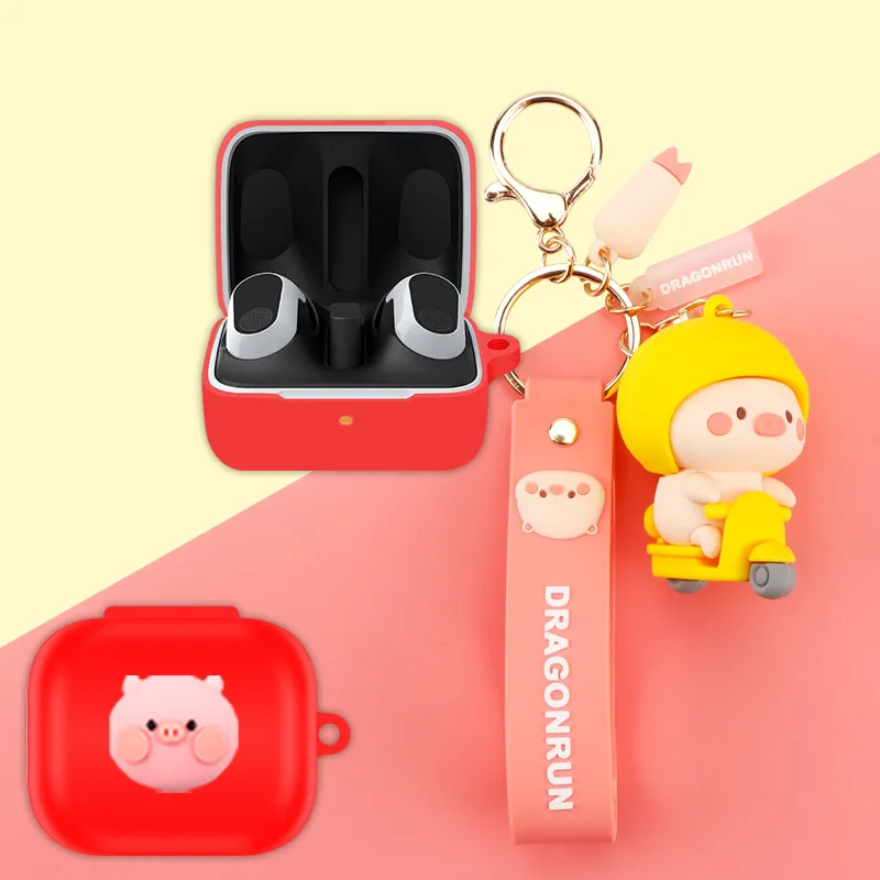 حافظة لهاتف سوني InZone Buds أغطية حماية من السيليكون اللطيفة على شكل رسوم كرتونية WF-G700N سماعات أذن لاسلكية TWS سماعة رأس محمولة #5