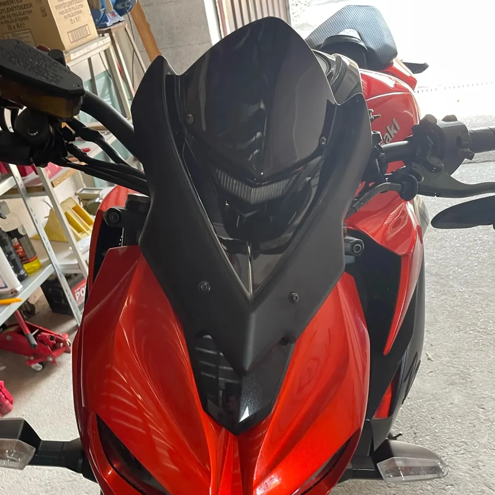 Motorcycle Windshield Windscreen For Kawasaki Z1000 Z1000R 2014 2015 2016 2017 2018 2019 2020 2021 Z-1000 z 1000 Wind Deflectors