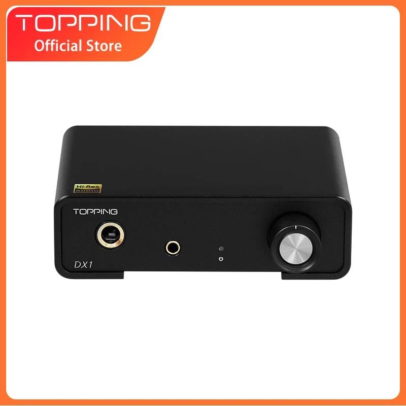 TOPPING DX1 AK4493S DAC&Headphone Amp Xmos Xu208 USB Input Support Up to DSD256 PCM384  No adapter required