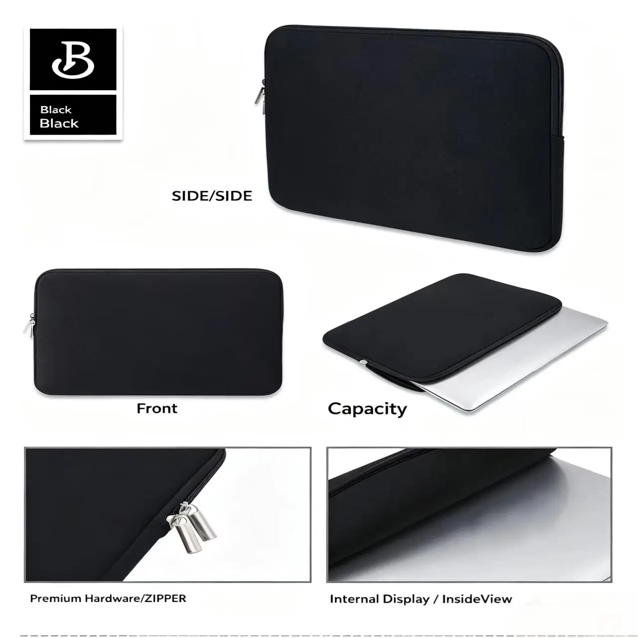 Laptop Inner Bag with Shock Resistant Foam Inner Bag 13-16 Inch MacBook Universal Portable Computer Bag