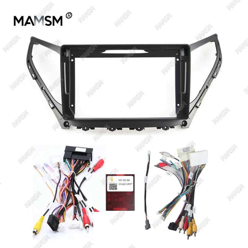 

MAMSM Car Frame Fascia Adapter Canbus Box Decoder Android Radio Dash Fitting Panel Kit For Hyundai Azera Grandeur 2013 2014 2015