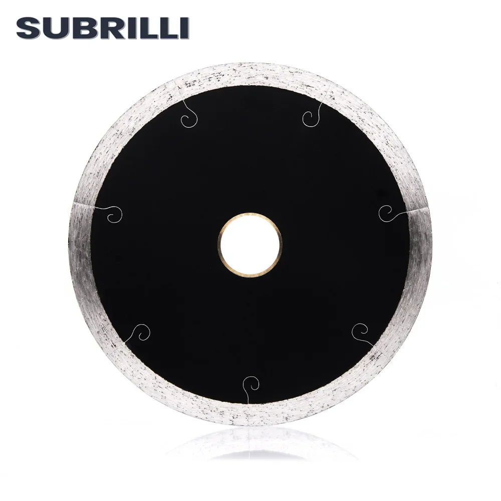 SUBRILLI 슈퍼 얇은 다이아몬드 원형 톱 블레이드 5 "디스크 불가리아어 125mm 타일 대리석 세라믹 절단 디스크 앵글 그라인더