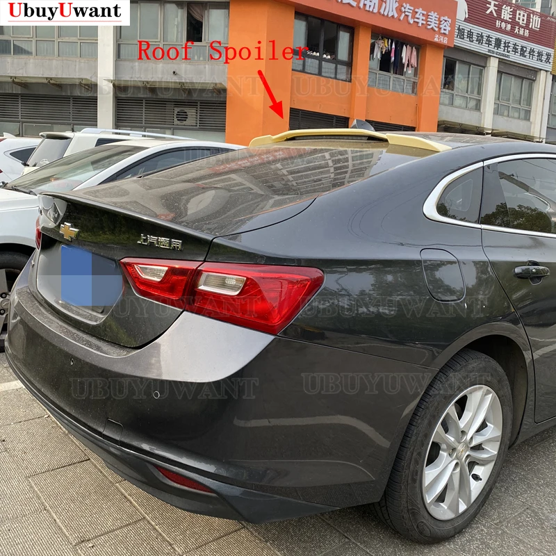 For Chevrolet Malibu XL 2016 2017 2018 2019 2020 2021 2022 Spoiler High Quality ABS Plastic Rear Roof Spoiler Car Styling