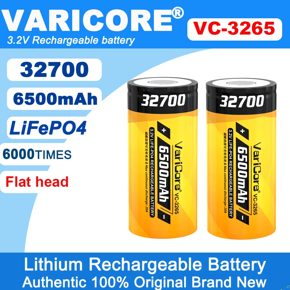 3.2V 32700 6500Mah …