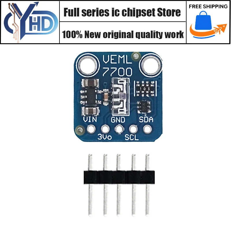 

VEML7700 Ambient Light Sensor Module 16 bit I2C Interface Bright Light Sensor