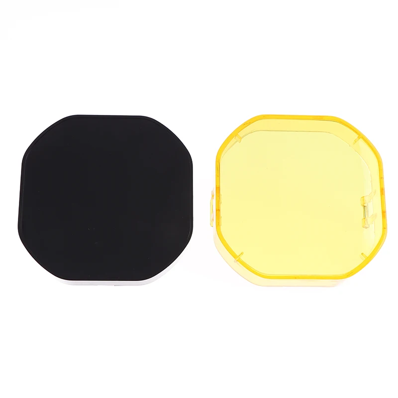 Led Work Light Cover Cube Cover Dustproof Yellow Black Lens Protection Cover For 40W Pods Fog Driving Lamp