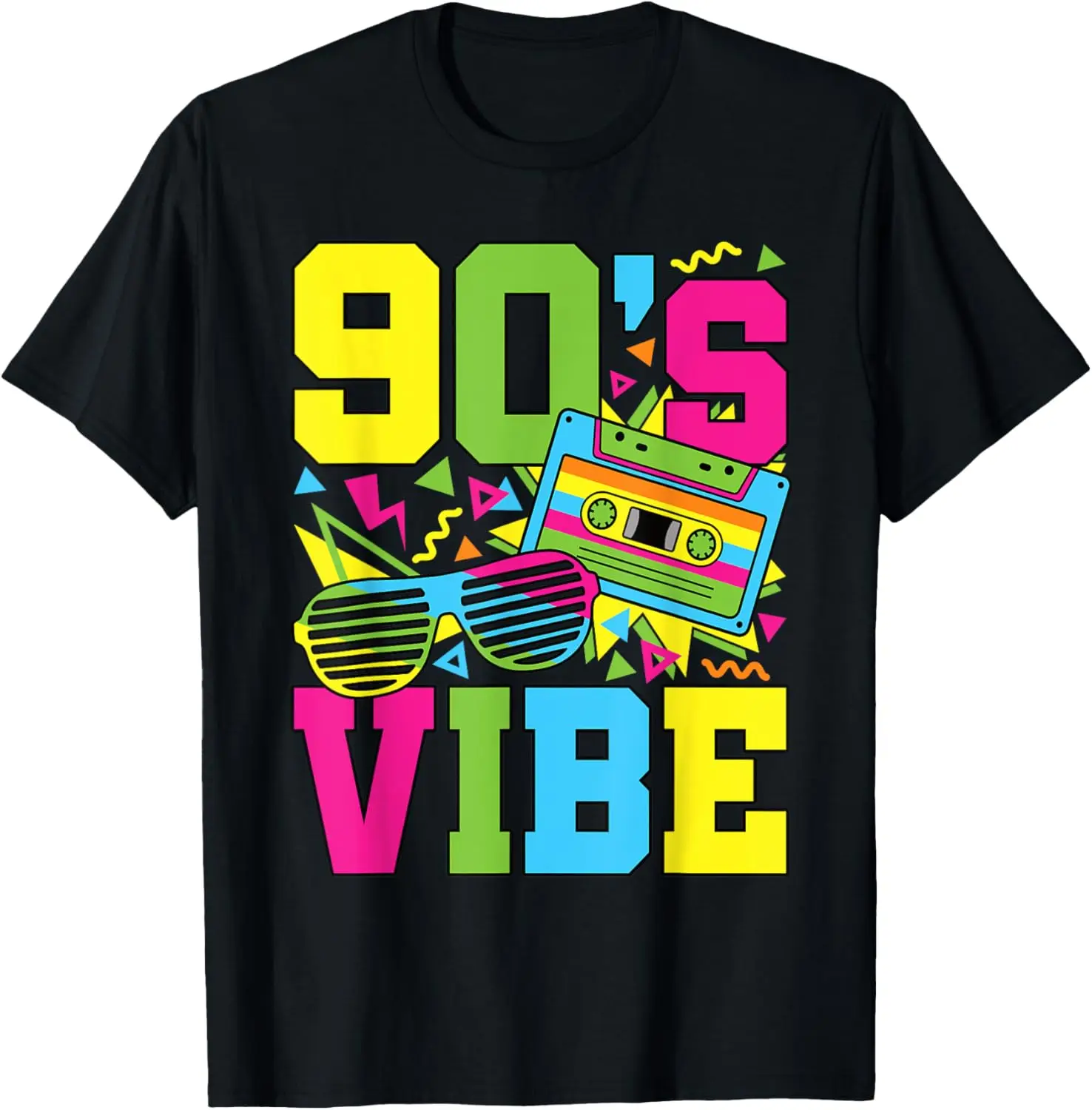 90's Vibe Retro 1990s 90s Style Party Outfit Mężczyźni Kobiety Dzieci T-Shirt