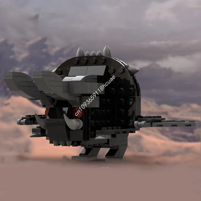 

192 шт. MOC Black Diablos Monster Hunter Brickheadz модель строительные блоки DIY идея креативные игрушки рождественские подарки