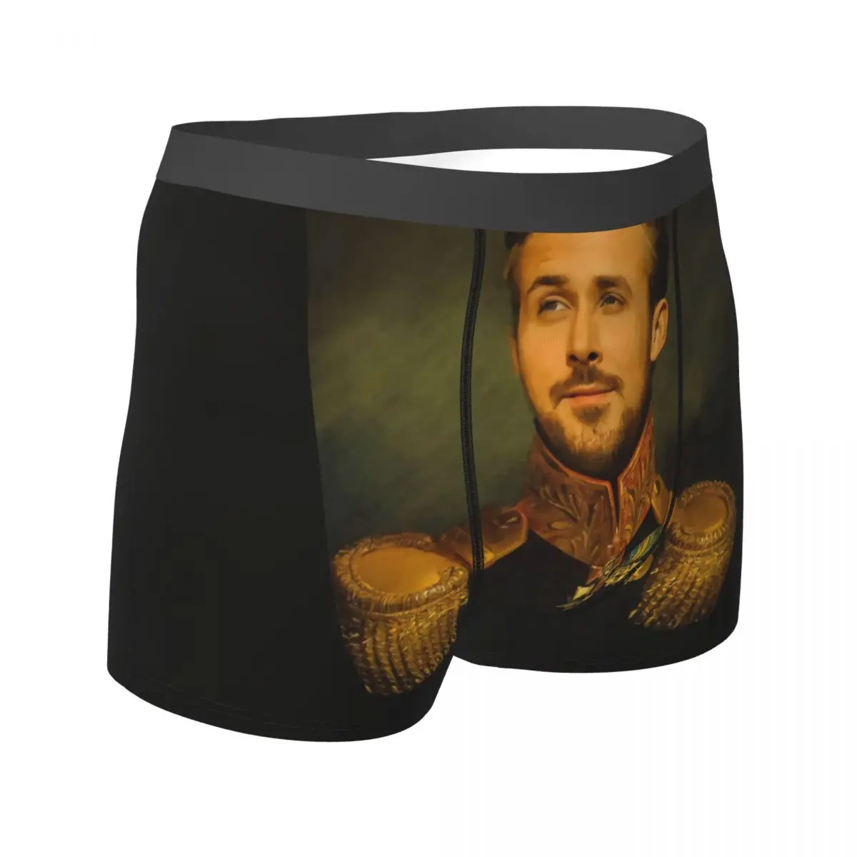 RYAN GOSLING Underwear Top Star Male Boxer Brief Funny Boxer Shorts Trenky Customs Plus Size Underpants