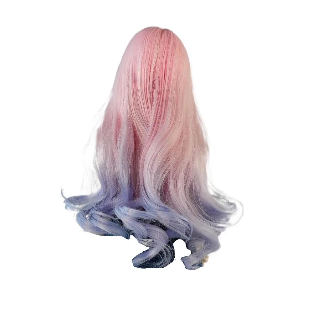 

Multicolor Bjd Doll Wig Curly Hair High Temperature Fiber BJD SD Doll Hair Cute Handmade Bjd Wig Accessories Girls Toys