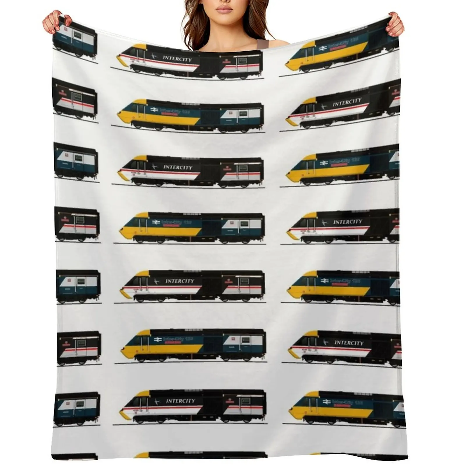 

intercity 125 Throw Blanket Luxury Designer Hairy cosplay anime Tourist Blankets