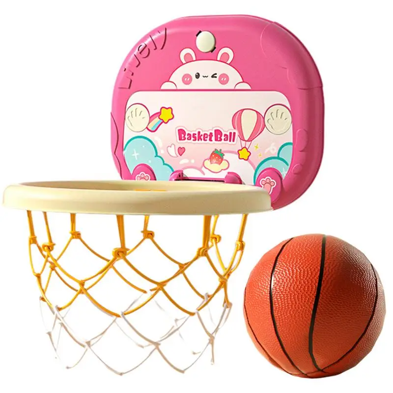 

Kids Basketball Hoop For Indoor Outdoor Play Folding Portable Basketball Goal Toys Active Fun Silent Toy Basketball Products