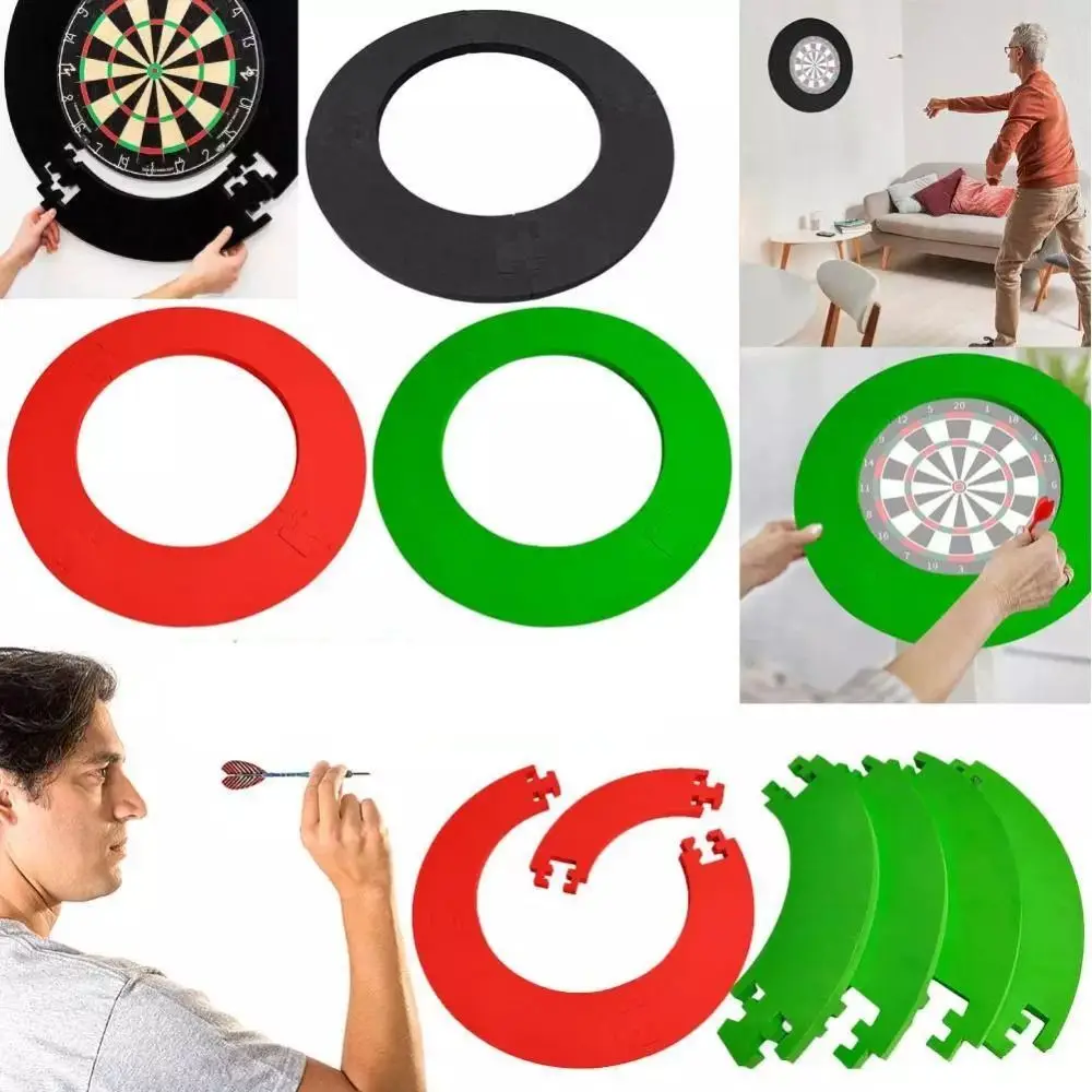 

Новое кольцо для дартса из ЭВА, черное утолщенное защитное кольцо для дартса, легкая съемная защита для стен для дартса
