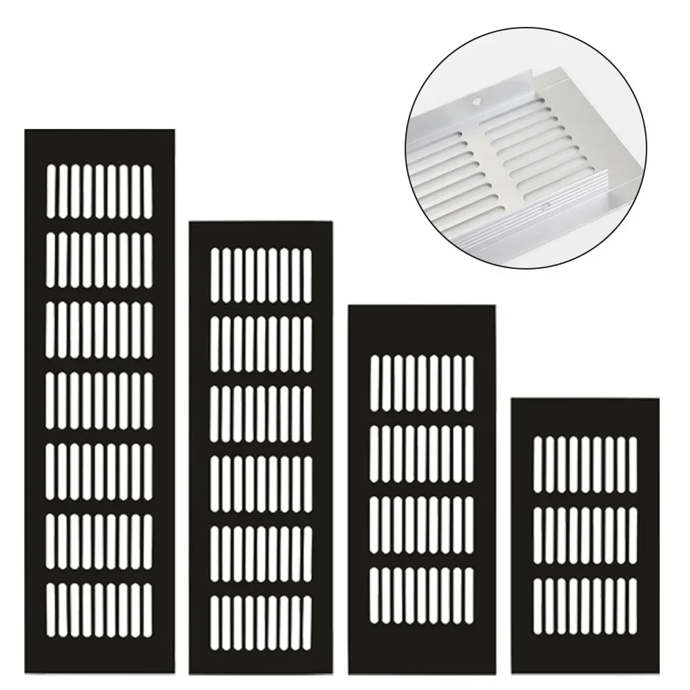 100mm Cabinet Wardrobe Air Vent Grille Ventilation-Cover Wardrobe Ventilation Grille Vents Rectangular Furniture Breathable Mesh