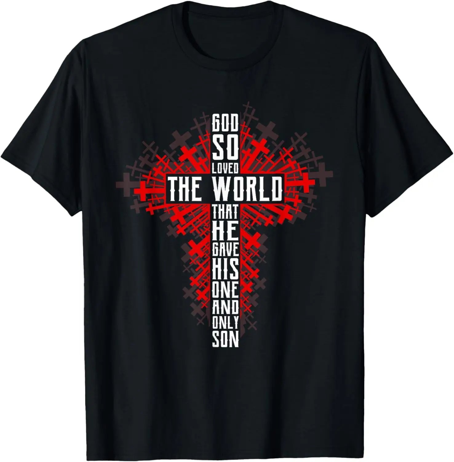 

For God So Loved The World Shirt Bible Shirt Religious T-Shirt
