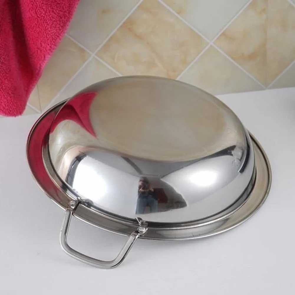 Stainless Steel Thickened Hot Pot with Wide Rim and Double Handles for Induction Cooktops Korean Style Kitchen