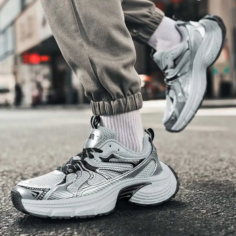 

Мужские кроссовки для фитнеса и гольфа на толстом каблуке, размеры 43-48, большие размеры, спортивные, повседневные, высокое качество, коллекция б/у