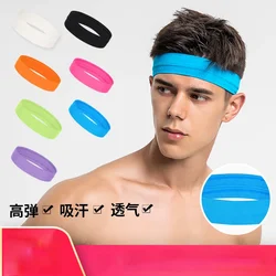 Diadema deportiva sin costuras para hombre y mujer, banda para el sudor, transpirable, absorbente para correr, Yoga, seda de hielo, antideslizante, Verano