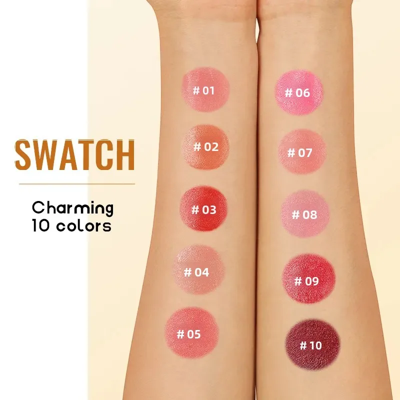 3-in-1 multifunctionele make-up Blush Stick Waterproof Blush Lip & Gezicht & Oogschaduw Natuurlijke verhelderende schoonheidsstick