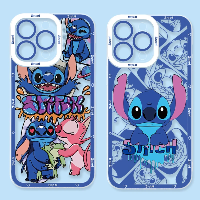 Disney Stitch Clear Case For Huawei P30 Pro P10 Plus P20 P40 Lite P50 Y9 Prime 2019 P30Lite P50Pro Soft Silicone Back Lens Cover