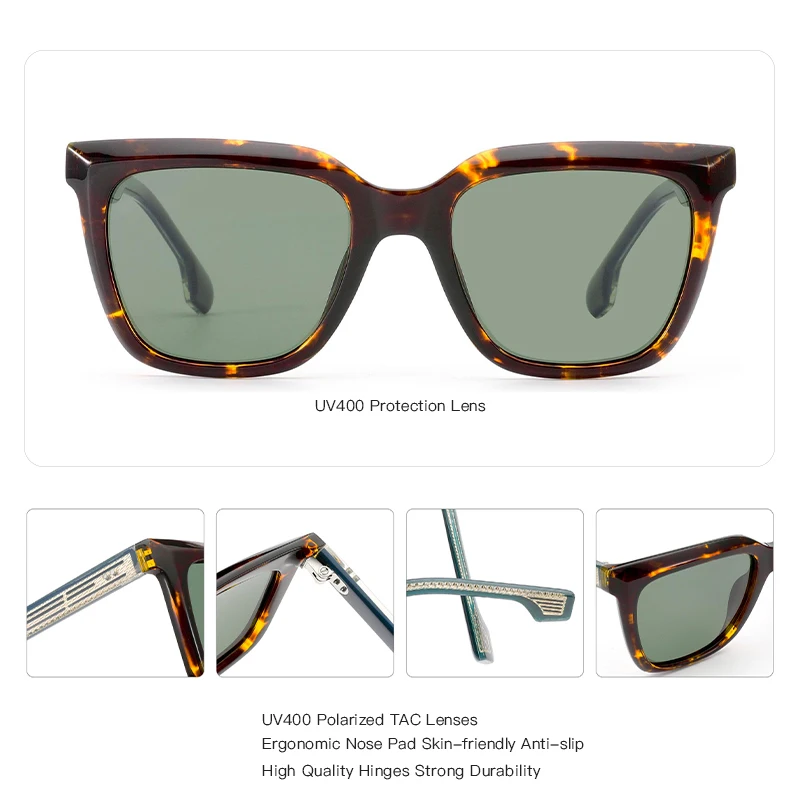 Bluemoky トレンドメタル偏光処方サングラス女性のためのスタイリッシュな蝶 Uv400 累進矯正サングラス