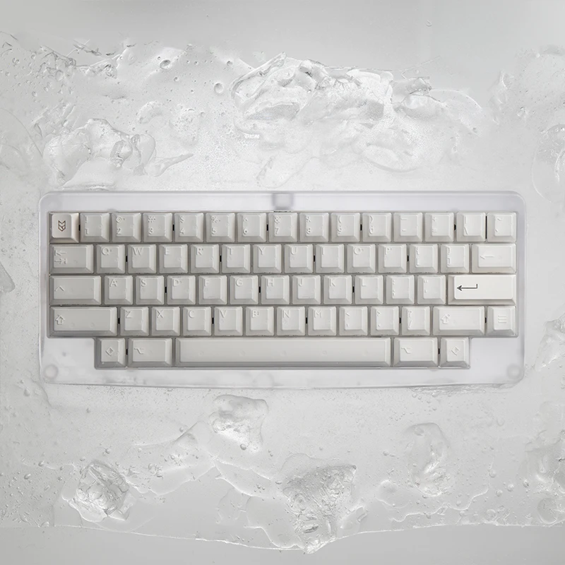 KBDfans ที่กําหนดเองคีย์บอร์ด Agar Kit CNC อลูมิเนียม Hot Swap Static Capacitor EC HHKB รูปแบบง่ายสําหรับเกม