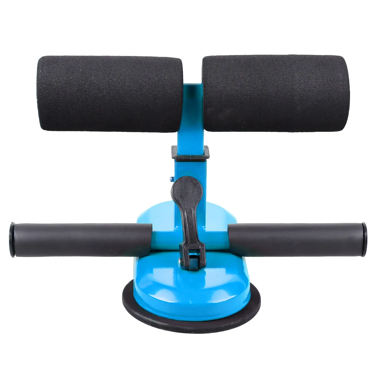 1Pcs Double Bar Sit-Up Assist Abdominal Trainer Blue Premium Suction Cup Fitness Bar Home Exercise Tool for Leg Muscle Training