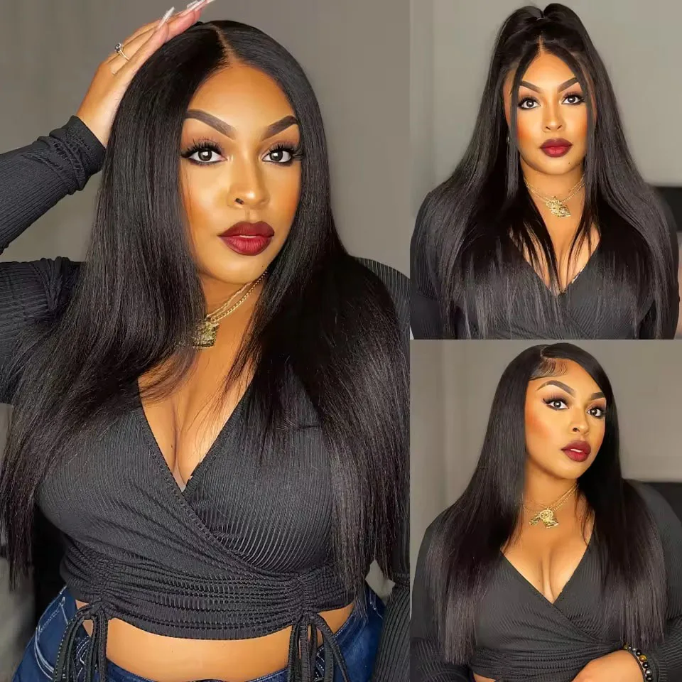 

30 40 Inch Straight Lace Front Wigs Human Hair Brazilian 13x4 13x6 Hd Lace Frontal 360 Remy Straight Lace Front Wigs For Women